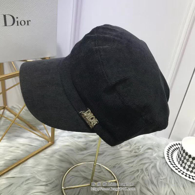 DIOR迪奧 時尚百搭 八角帽軍帽 LLWJ5513